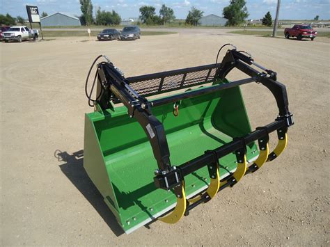 compact track loader grapple bucket|grapple attachments for tractor loader.